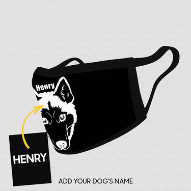 Personalized Dog Gift Idea - The Shadow 1 For Dog Lovers - Cloth Mask